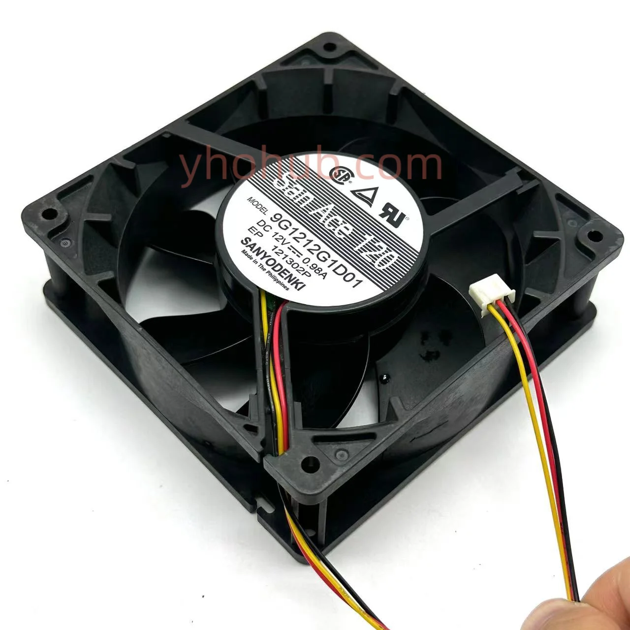 Ventilador de Refrigeração do Servidor da C.c. 12v 0.98a 120x120x38 mm de Sanyo Denki 9g1212g1d01