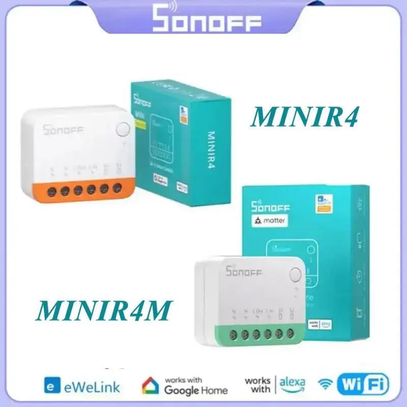 

Смарт-выключатель SONOFF MINIR4M с поддержкой Wi-Fi
