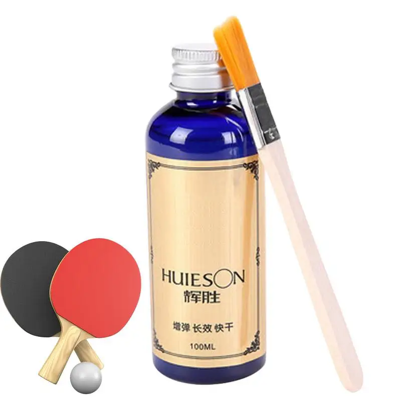 

Professional 100ml Speed Liquid Super With Special Brush Pingpong Racket Rubbers Table Tennis Glue For Pingpong Accessories