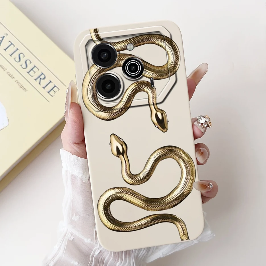 Cute Fashion Painted Soft TPU Phone Case - 6.78'' Cover with Bumper Protection