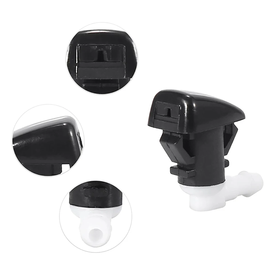 2pcs Windshield Washer Wiper Nozzles Spray Jet 5182367AA,15247800