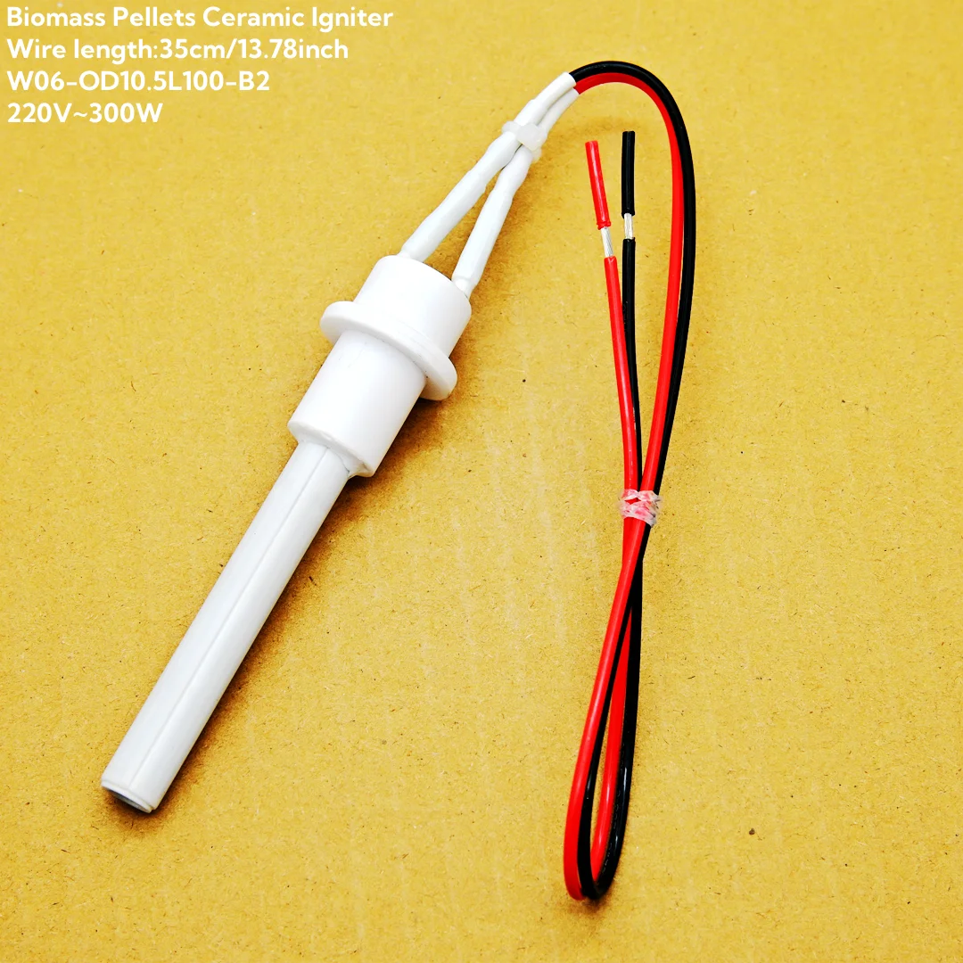 Universal 230V300W wood pellet furnace igniter with ceramic ignition rod for fast ignition and long service life