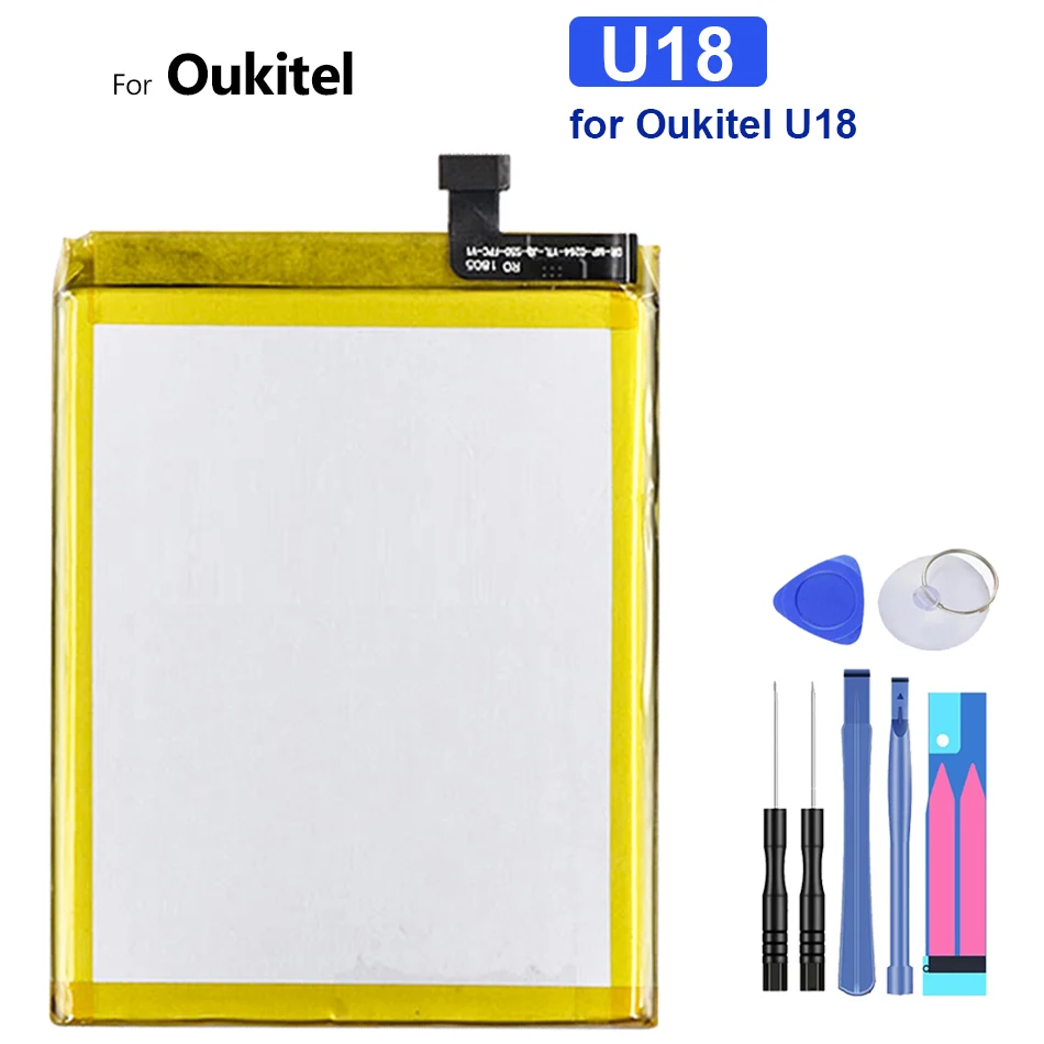 

Battery 4050mAh for Oukitel U18 Mobile Phone Batteria + Tracking Number