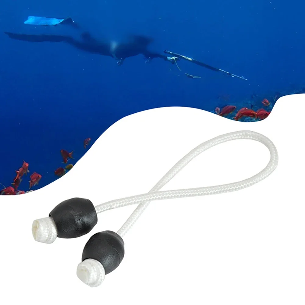 1pc 2pcs 11-12cm Wishbone Rope With Stopper Ball Spearfishing Rubber Latex Band Wishbone V Accessories Water Sports