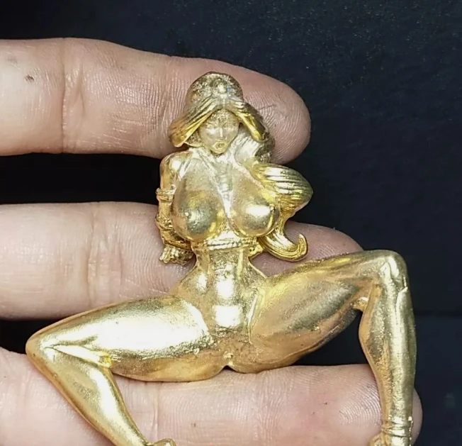 Brass Primary Color Bundle of Big-breasted Beauty Body Art Ornaments 3