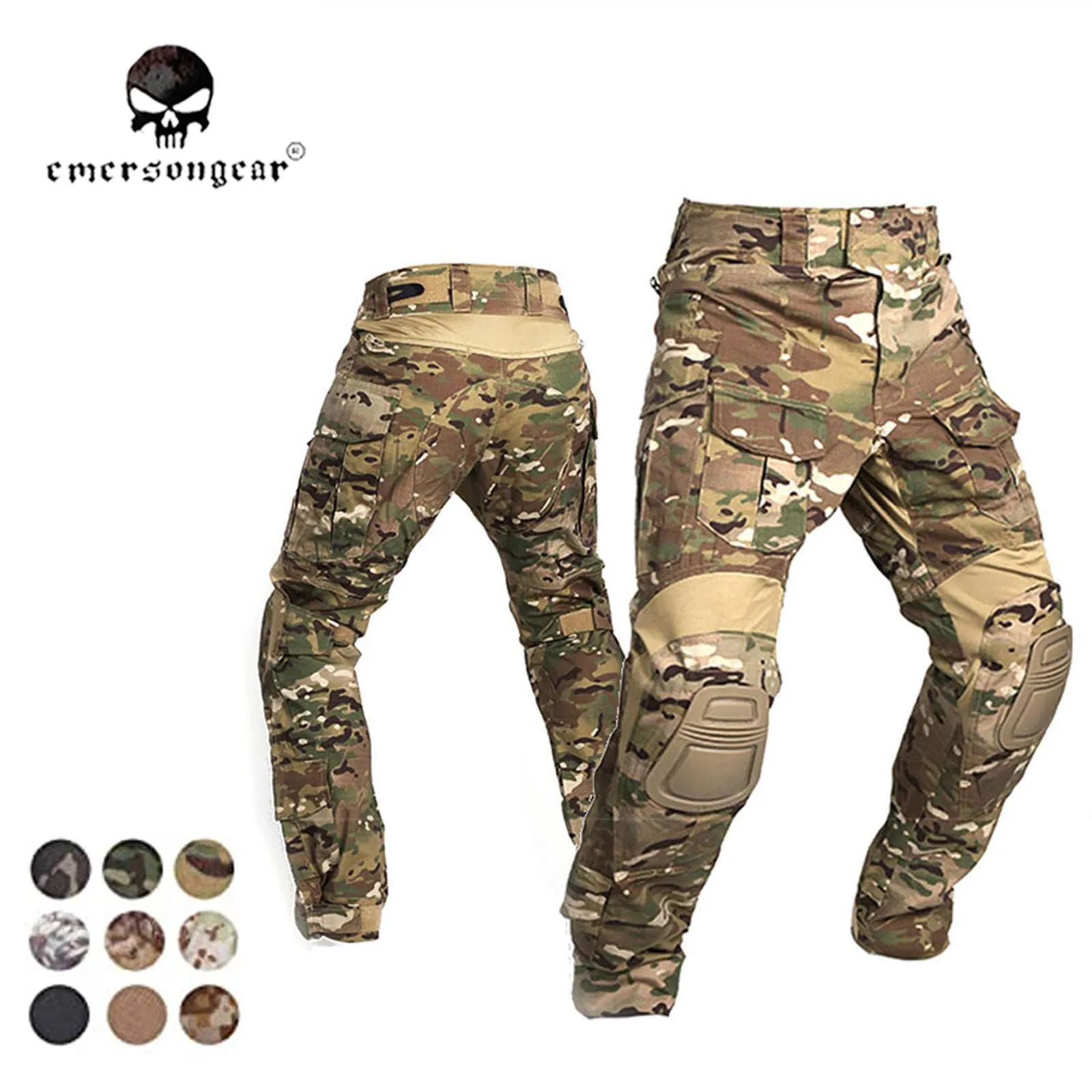  Emerson Airsoft Tactical BDU Military Suit Combat Gen3 Uniform  Shirt Pants Coyote Brown (Large) : Sports & Outdoors