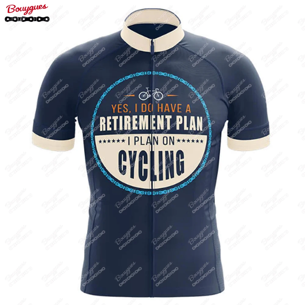 thumbnail image 1 of Plan de jubilación Maillot de ciclismo para hombre de manga corta reflectante MTB Maillot Downhill Pro Team Mountain Bicycle Ropa de verano, 1 of 5