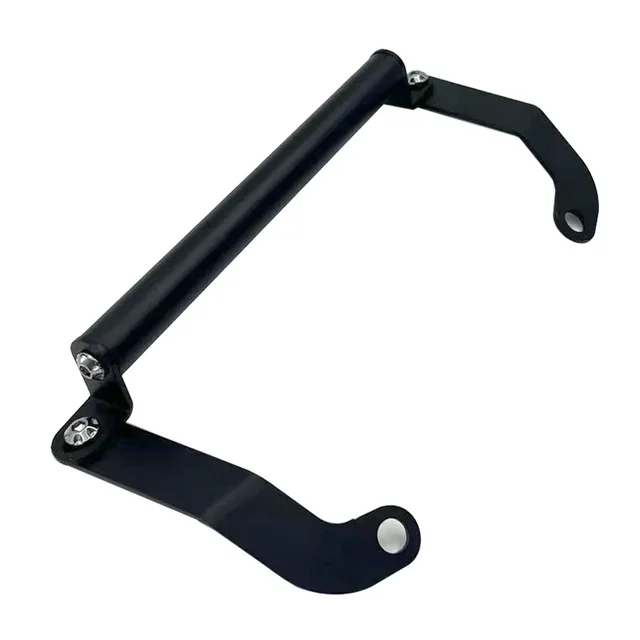 Support Téléphone Moto Pour Piaggio MP3 - Fixation Guidon/rétroviseur - Rotation 360° - Aluminium CNC - Noir Miroir