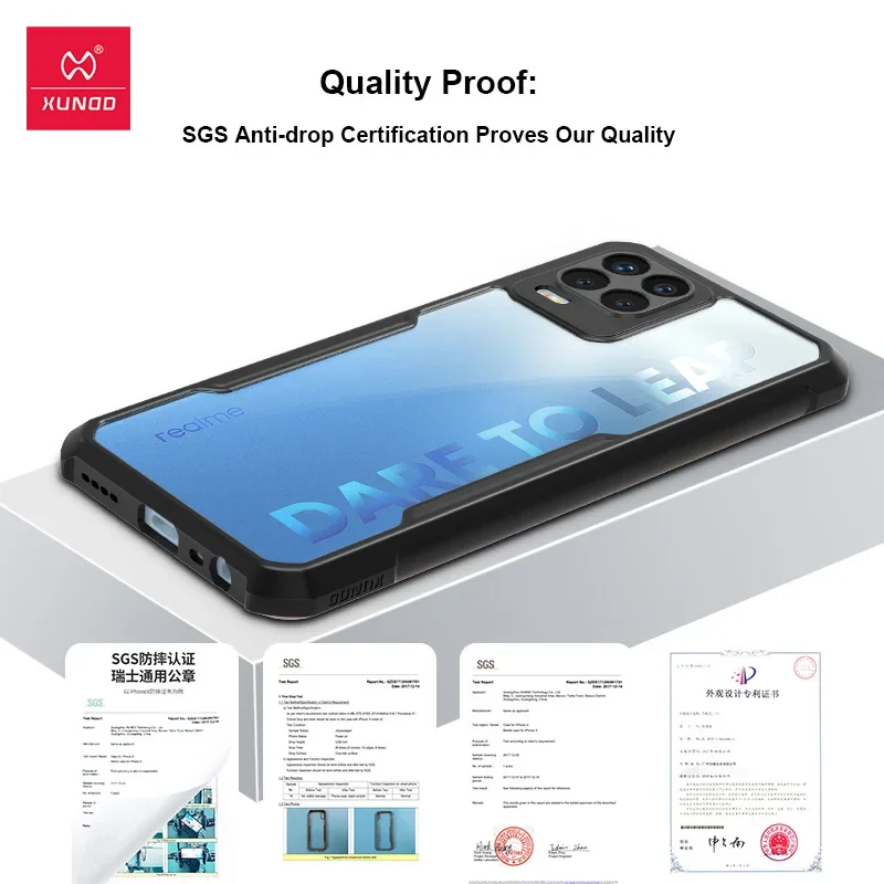 Per Realme 8 Case 8 Pro custodia morbida trasparente per Cover