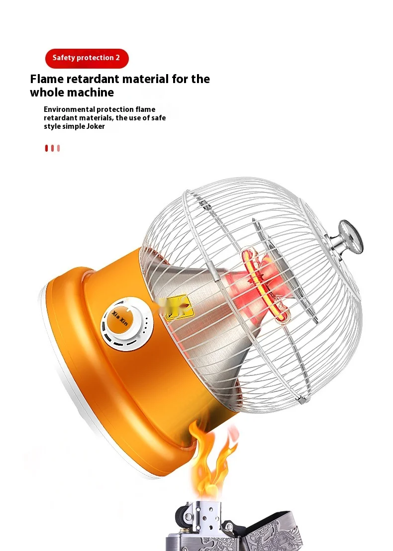 Xia Xin putnu būra mājsaimniecības ventilators saules apkures plīts enerģiju taupoša maza elektriskā sildītāja krāsns_voghion.com