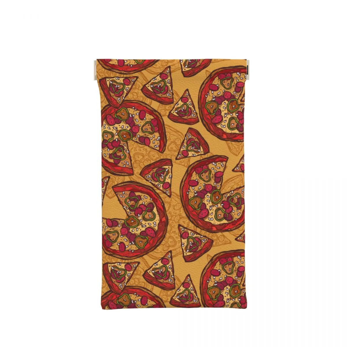 

Eyeglasses Pouch Pizza Portable Squeeze Glasses Case Bag