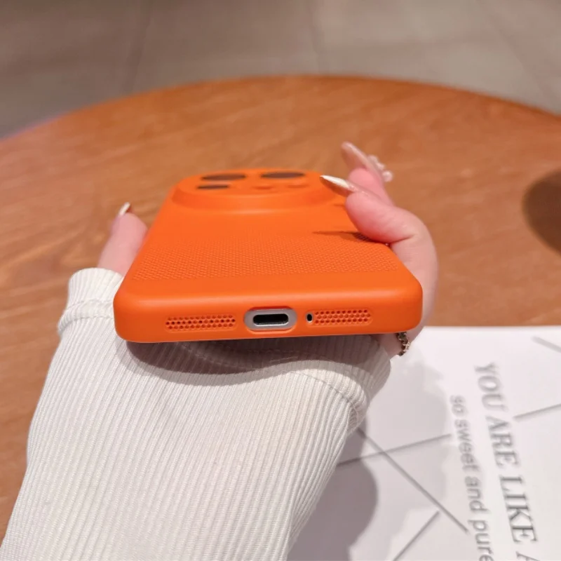 Luxury Ultra-Thin Matte Cooling Case with Heat Dissipation Grid and Breathable Mesh Cover
