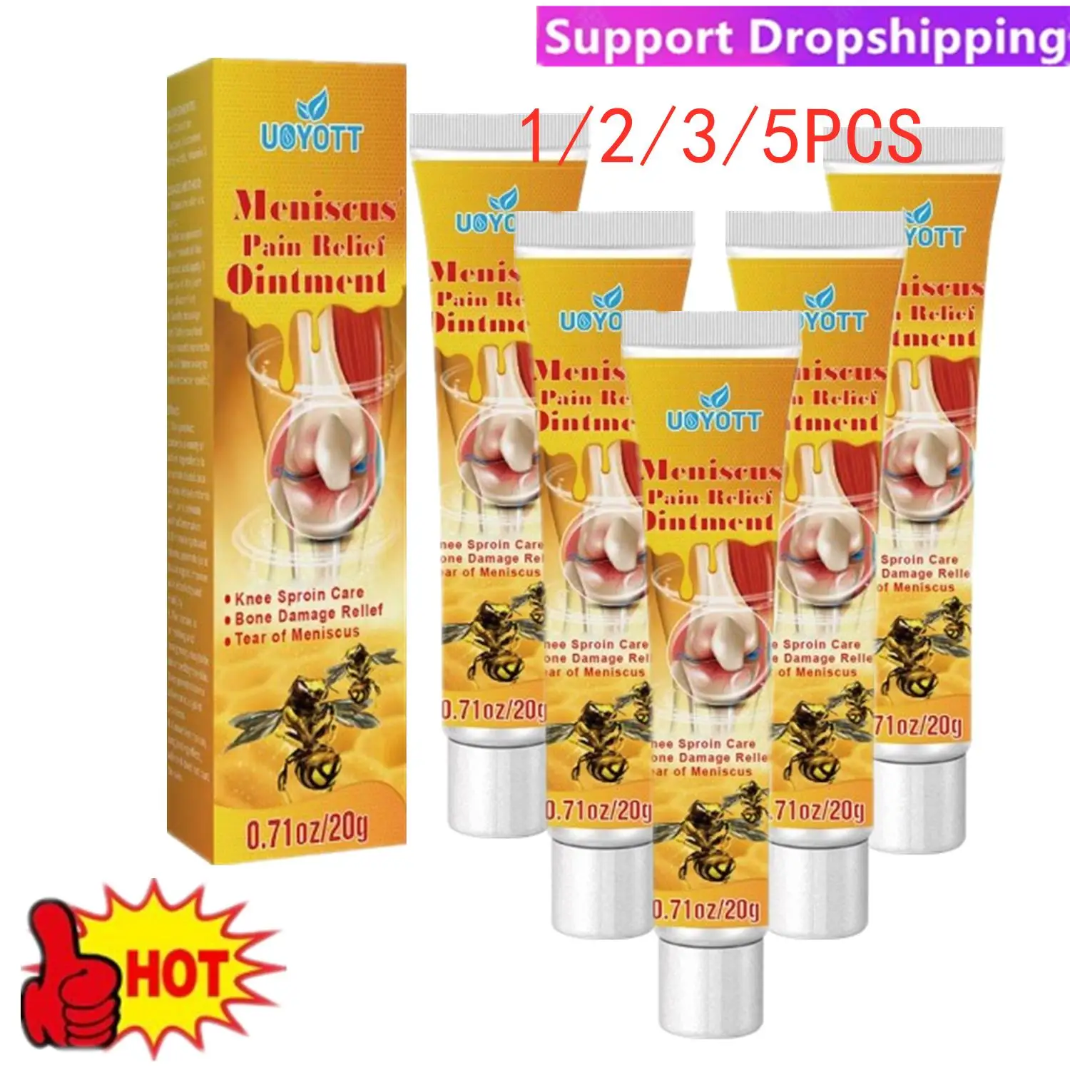 

1/2/3/5PCS 2023 New Beevenom New Zealand Bee Professional Treatment Gel Bee Cream New Zealand Bee 20g