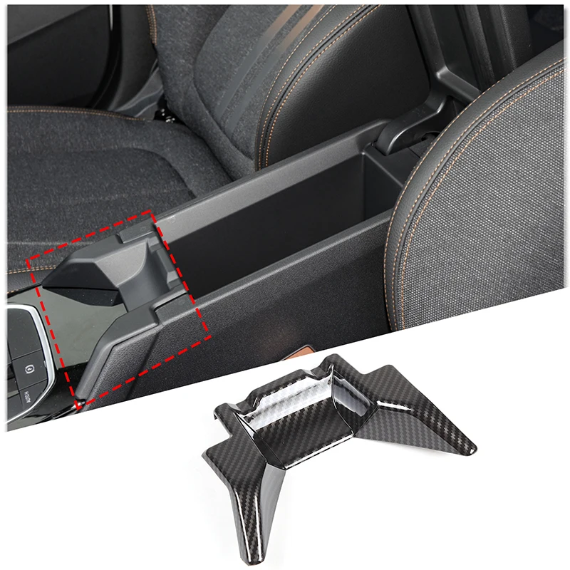 

ABS Carbon Fiber Car Center Console Armrest Box Switch Panel Cover Trim For BMW 1 2 Series F40 F44 2020-2024 Auto Accessories