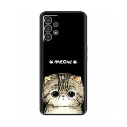 Black Shockproof Silicone Phone Case - Soft Protective Back Cover - Galaxy A52s 5G (00019)