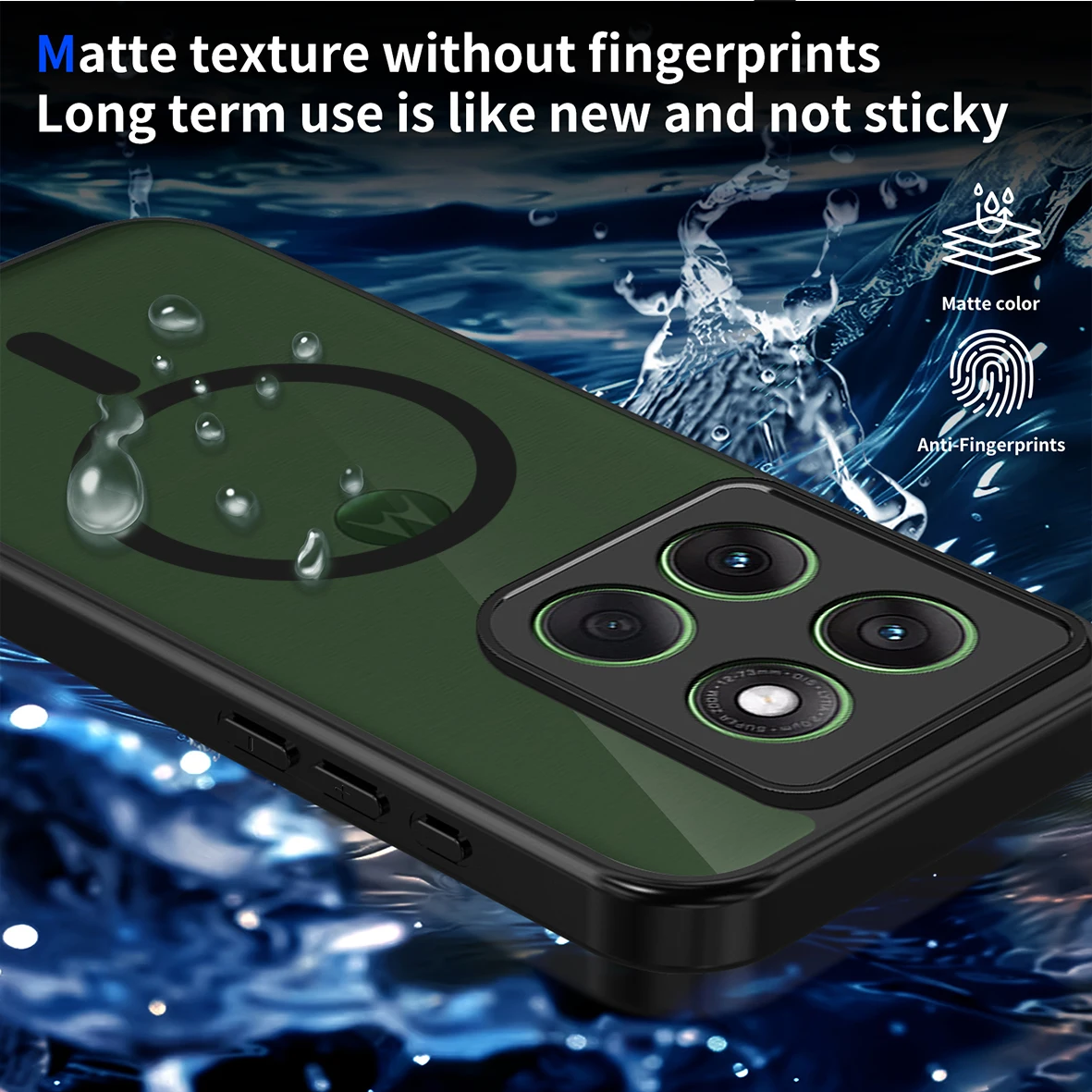 Matte Clear Magnetic Phone Case