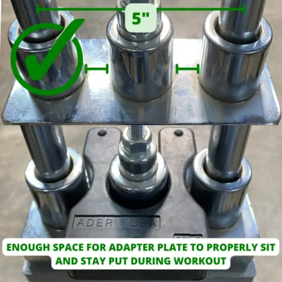 Weight Stack Adapter Plates- 2.5 Lbs Sold As 6 Pieces