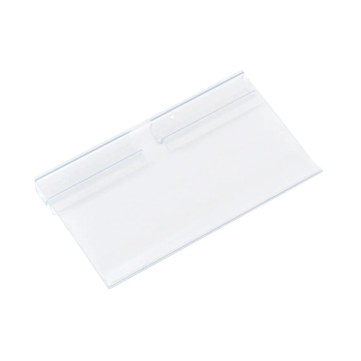 100Pcs 가격표 프리미엄 투명 PVC 플라스틱 가격표 쇼핑몰 슈퍼마켓 소매점 상점 투명 라벨
