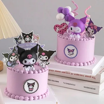 Kuromi Birthday Cake Topper Set 1