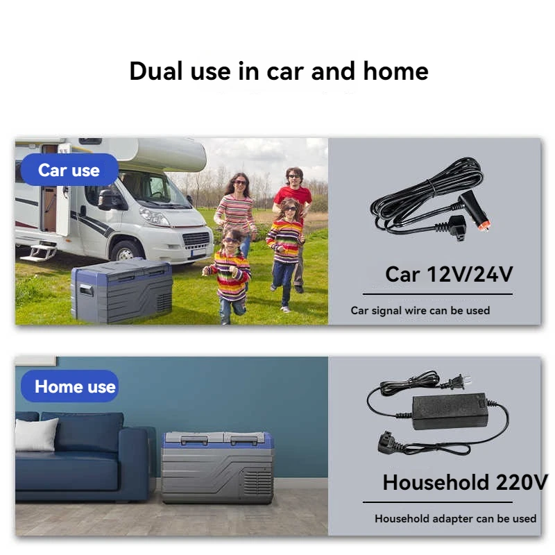 Car Refrigerator, Mini Refrigerator, Small Ice Cooler, Portable Refrigerator Suitable For Outdoor Picnics And Camping