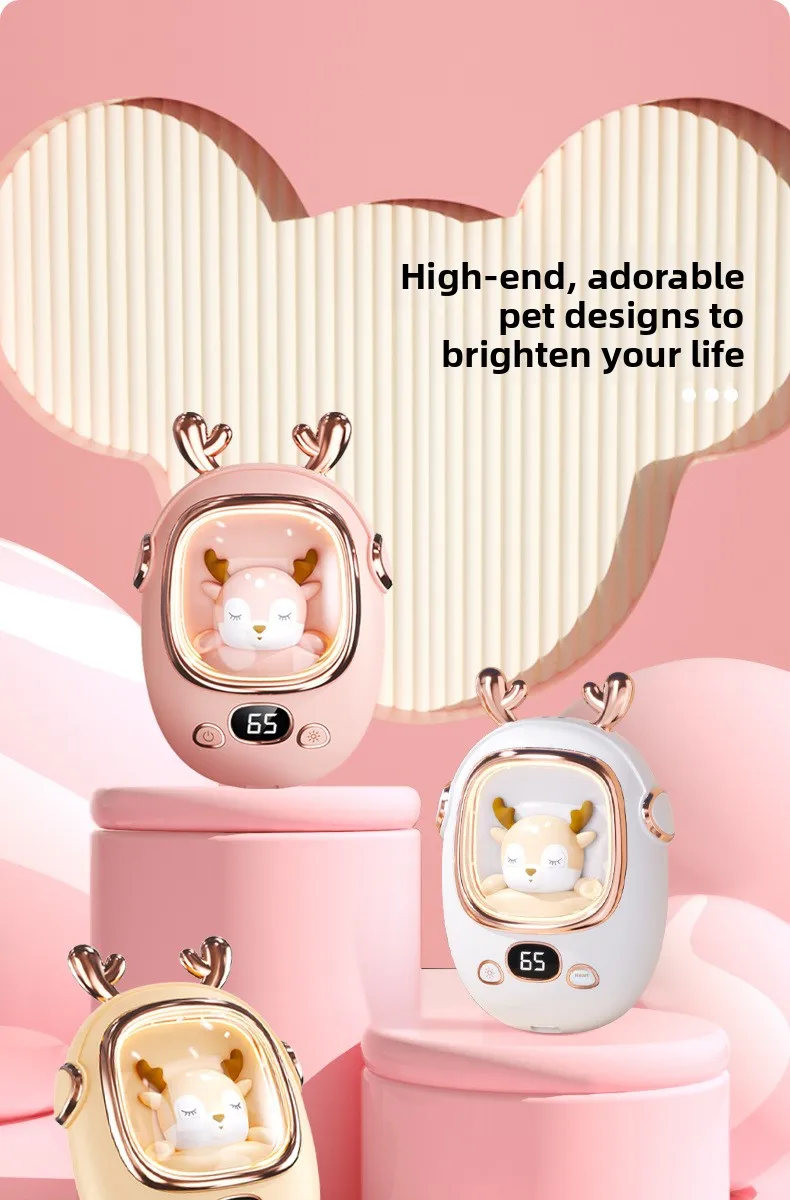 Cute Pet USB Electric Hand Warmer 3000mah Portable Mini Power Bank Winter Gift For Students Waterless Hot Water Bag