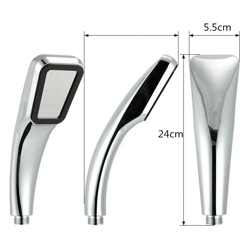 

Powerful High Pressure Shower Head 300 Holes Creative Square Handheld Rainfall Water Saving Shower Head Bathroom Accessories