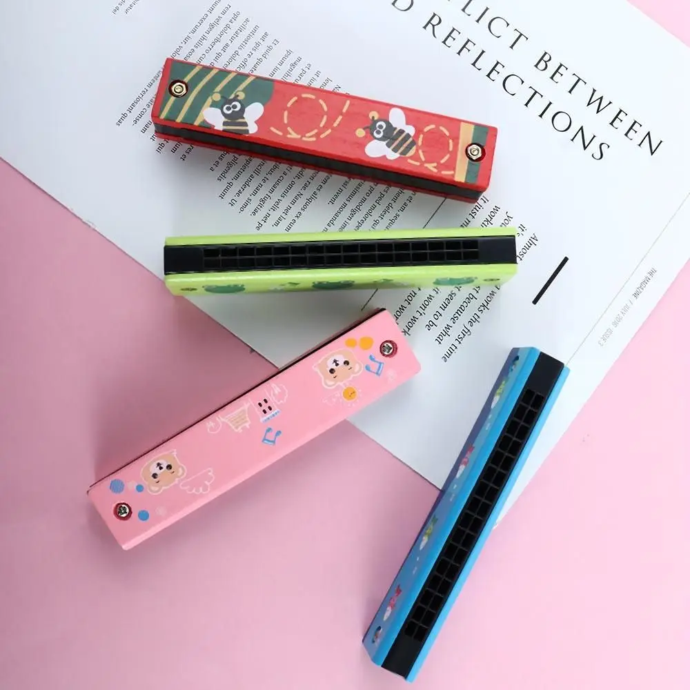 

16 Holes Woodwind Early Education Toys Music Sense Training 16 Holes Harp Toys Musical Mouth Organ Wind Instrument Harmonica