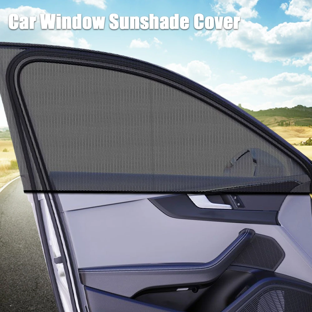 Vorne/Hinten Magnetische Auto Auto Fenster Sonnenschirm Sommer Solar Schutz  Sonnenblende Schatten Seite Fenster Film Mesh UV Autos vorhang - AliExpress