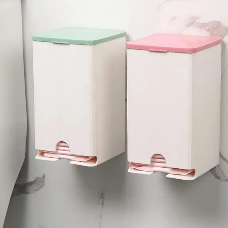 Paper Towel Dispenser Bathroom Paper Towel Holder Multifunctional Sanitary Napkin Storage Box Restroom Cotton Swab Organizer 5