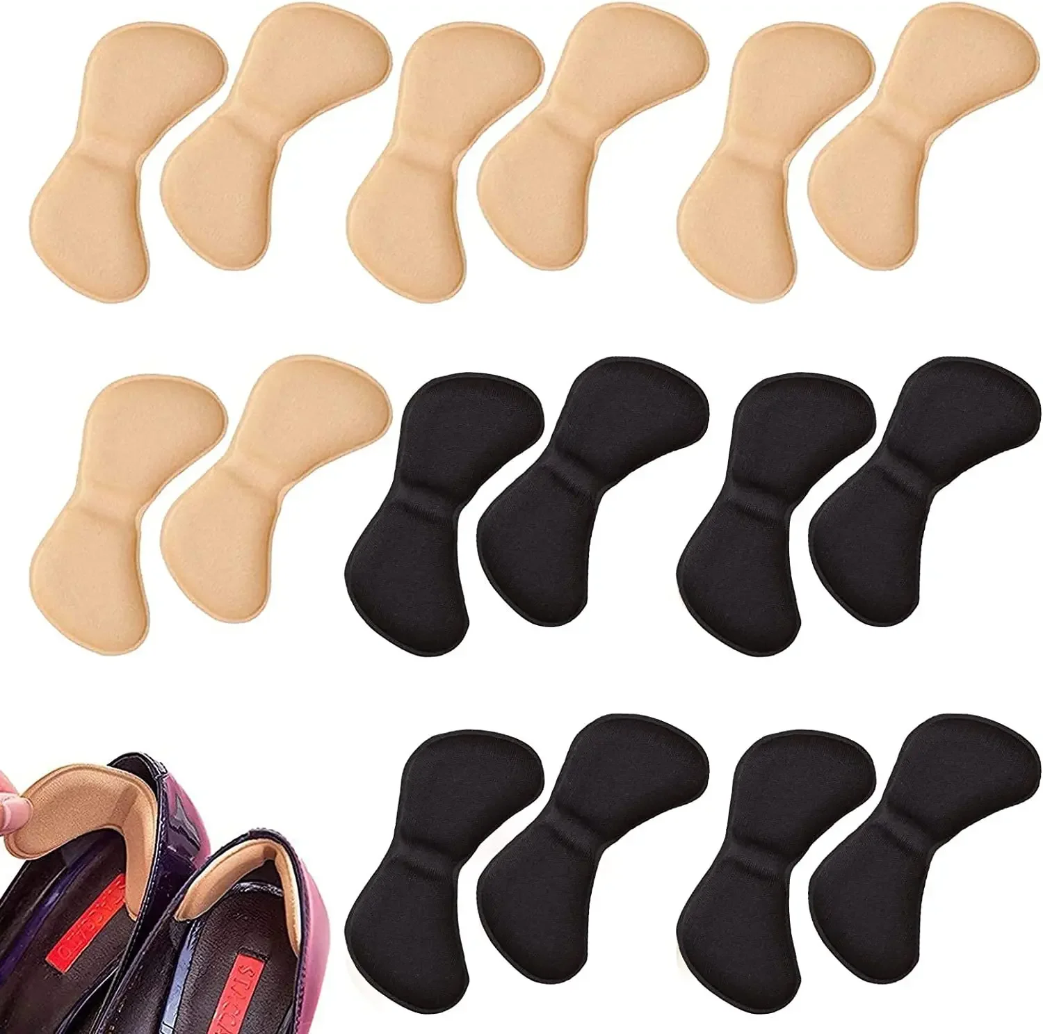 Insoles Patch Heel Pads for Sport Shoes Adjustable Size Antiwear