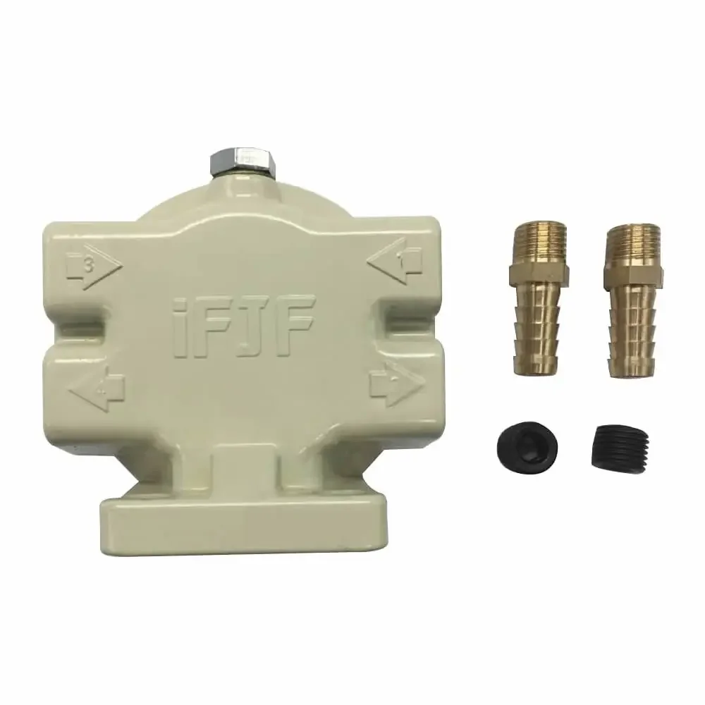 Fuel Filter R12T Fuel Filter Base with 2 Fittings 2 Plugs for 120AT S3240 W712/75 OP 570 Oil Filter