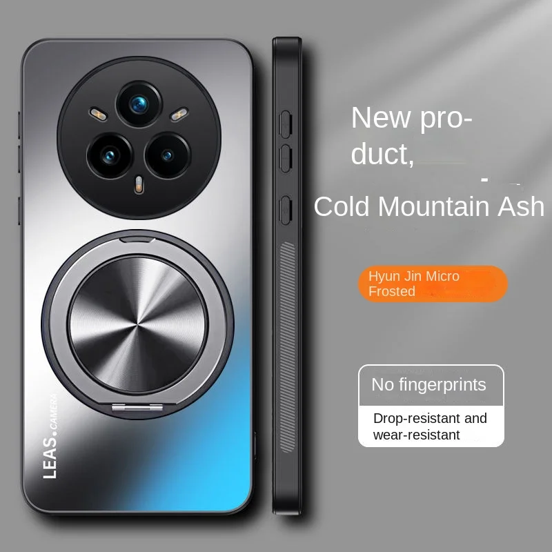 Hard AG Matte Protective Case with Ring Stand and Magnetic Back Cover