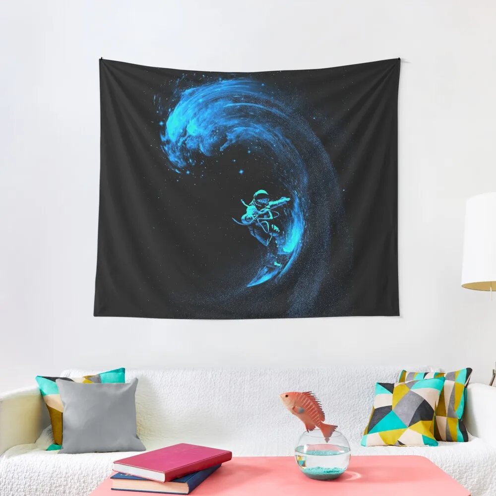 

Space Surfing Tapestry Kawaii Room Decor Decoration Wall Decoration Home Tapestry