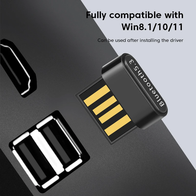 USB Bluetooth 5.3 5.0 Adapter Receiver BT5.3 Dongle PC Wireless Mouse Bluetooth Earphone Headset Speaker Laptop Computer bluetooth transceiver adapter bluetooth aux adaptor bluetooth adapter wireless usb adapter