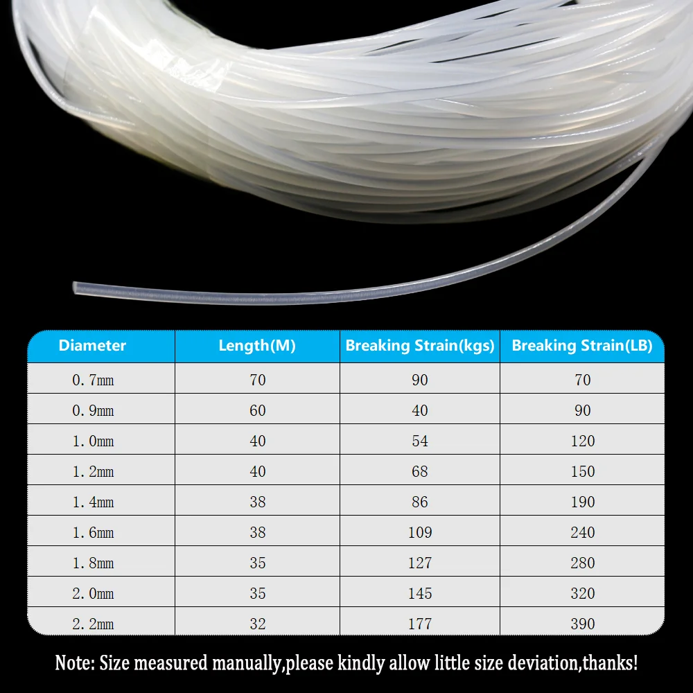 Wifreo Extra Thick Nylon Fishing Line Big Size Monofilament Sea Boat Fishing Line For Tying Sabiki Rigs Fishing Hooks Pesca 3