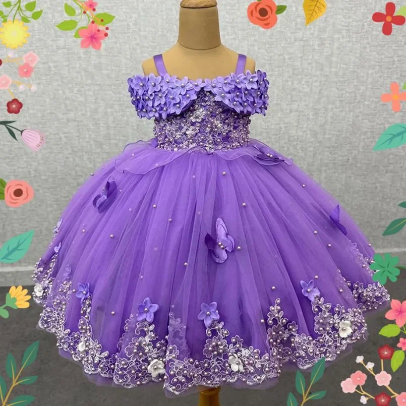 

Children's Ball Gown Wedding Birthday Baptism Party Flower Girl Dresses A3711 bridesmaid dresses festliche kleider mädchen