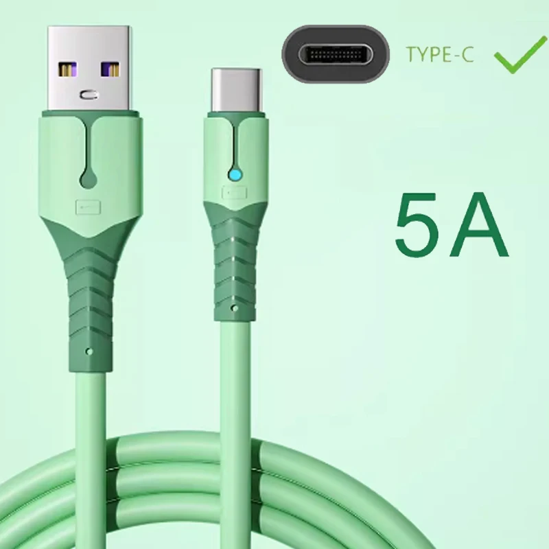 Cavo Di Tipo C Per Caricabatterie Rapido 5A Per Huawei Nova 8 Se Lg G7 Fit Huawei Nova 11 Ultra Honor 50 Samsung Galaxy Tab A7 10.4 (2020) Hono