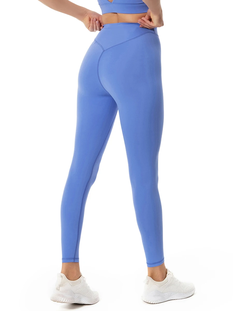 Nepoagym Rhythm Melody Women Sport Leggings No Front Seam Peach Glute