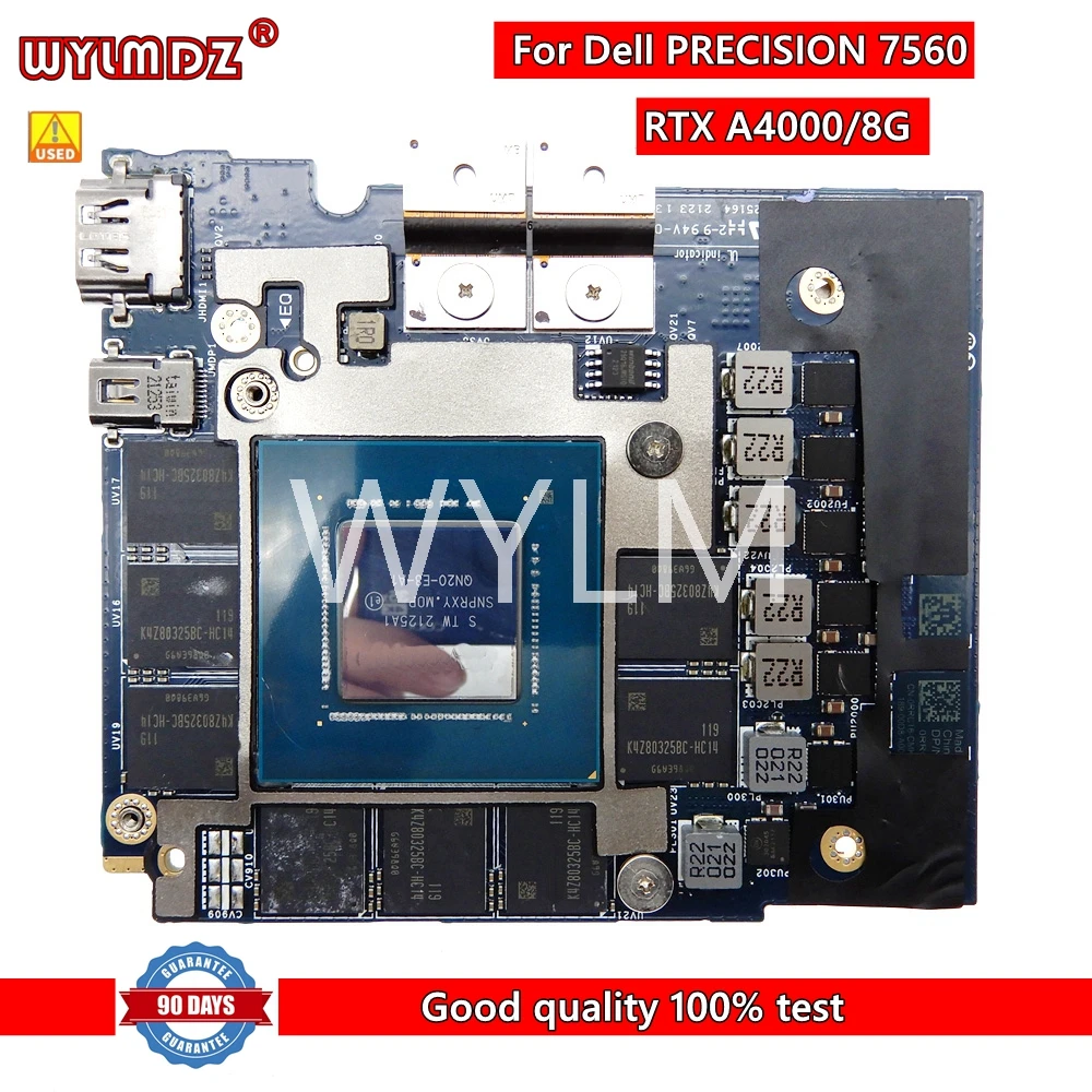 Scheda Grafica Video Rtx A4000/8G Qn20-E3-A1 Usata Per Scheda Video Dell Precision 7560 Cn 0 Rrct6