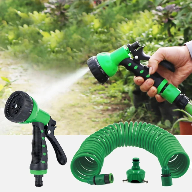 30M/15M/7.5M Retractable Water Hose Reel Kit Spring Water Pipe Home Car  Wash Gun Sprinkler Cleaning Lawn Garden Irrigation Tool - AliExpress