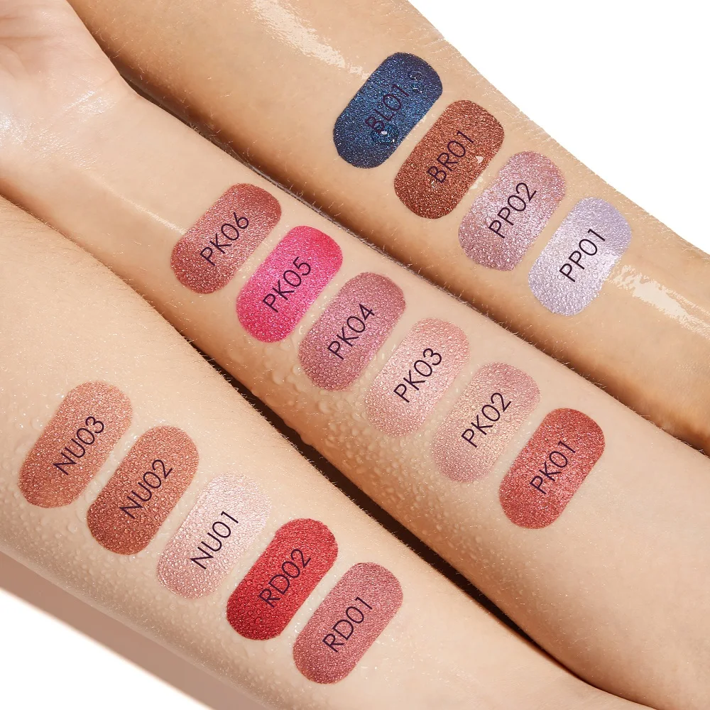 15-Color Glitter Liquid Lipstick Set 3
