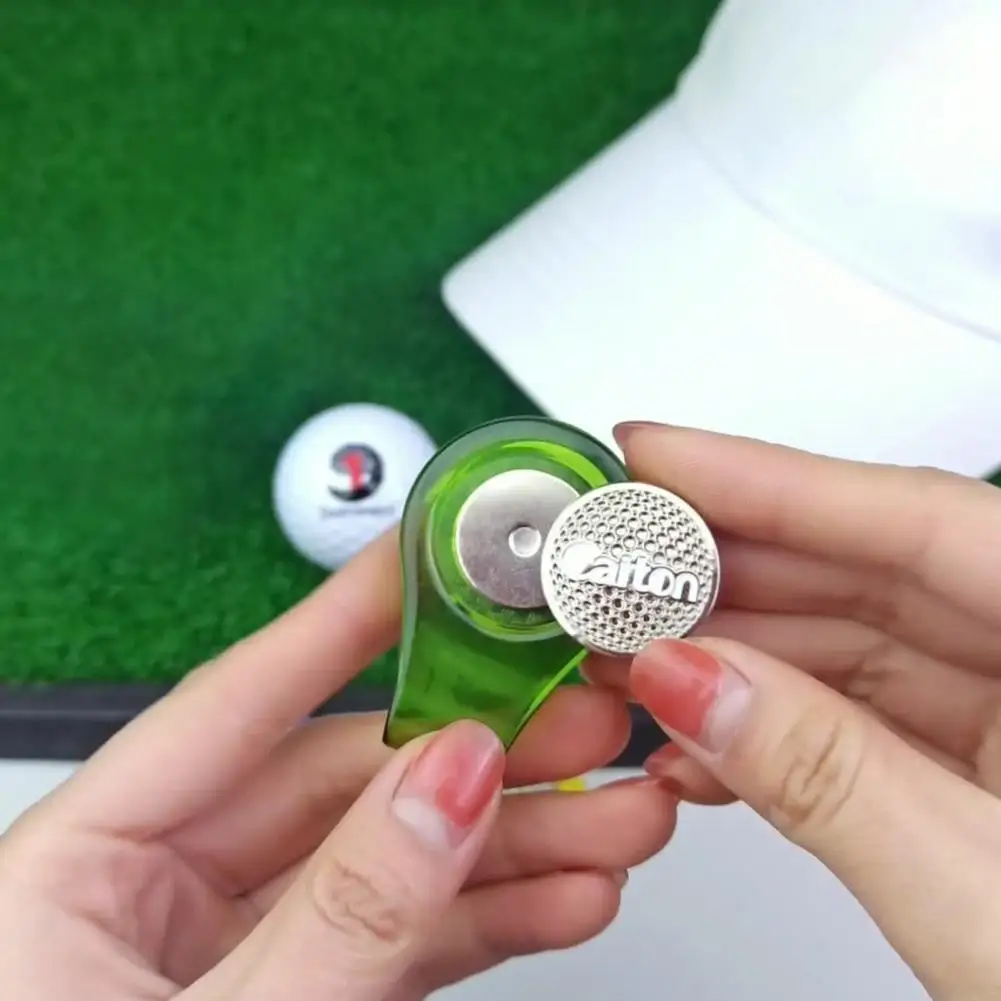 

Golf Ball Markers Rust-Proof Golf Hat Clip Magnetic Lightweight Quality Vibrant Color Golf Ball Markers