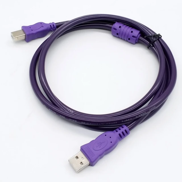 Câble d'imprimante USB 2.0 vers PD, câble A mâle vers B mâle, transfert de  données, câble hôte pour HP OffSTRjet Laserjet Envy IL Pixma - AliExpress