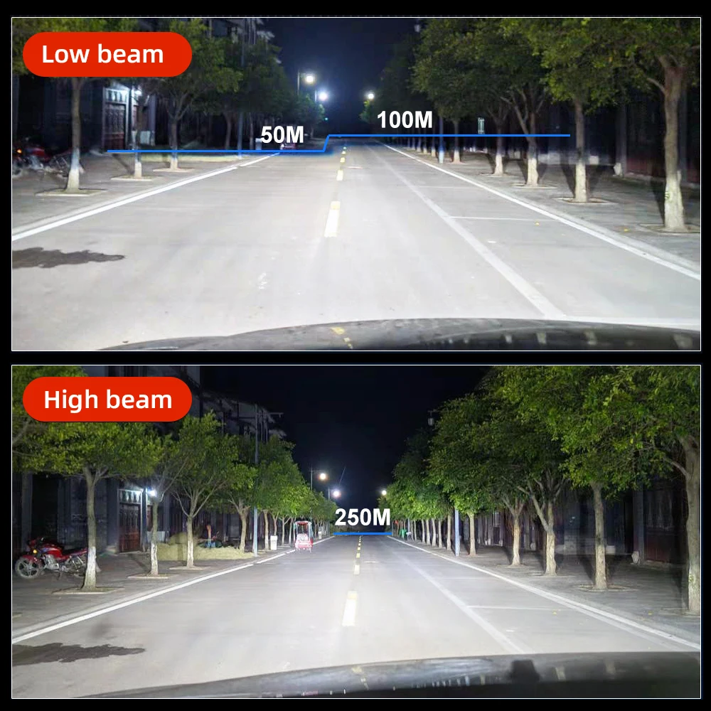 Afarnova 25000LM H7 H4 H11 LED Headlight 280W High Power H1 H8 H9 HB4 HB3 9005 9006 9012 Turbo Lamp 4575CSP 6000K Car Light