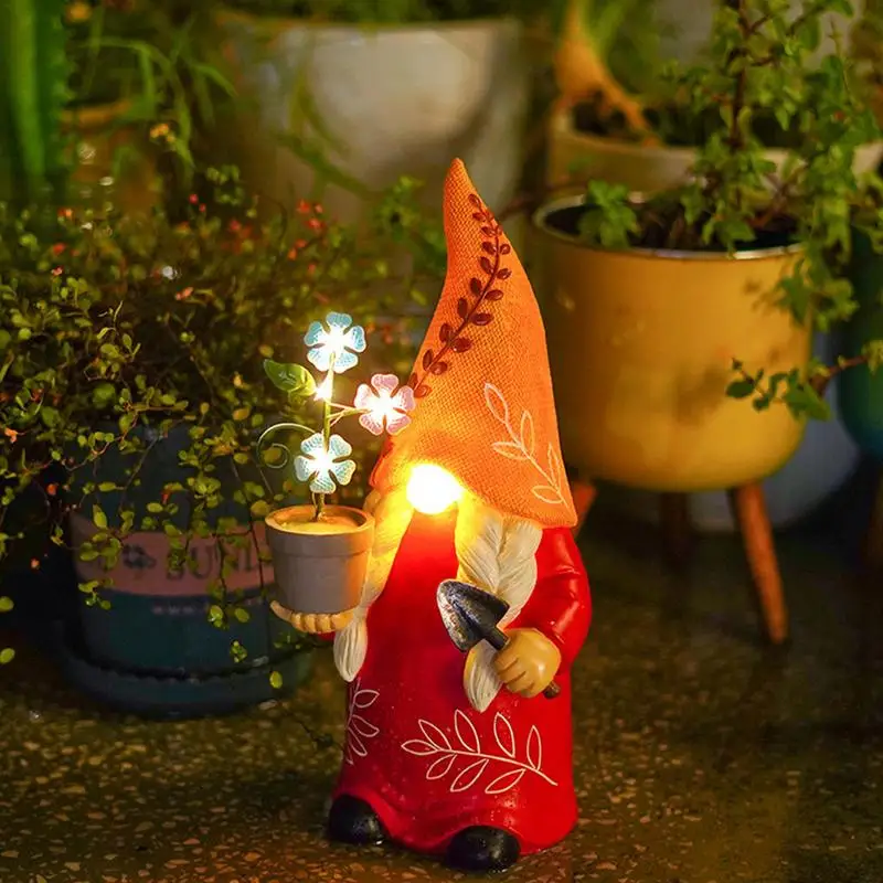 

Креативный Садовый Гном на солнечной батарее, карликовый гном, декоративный цветочный горшок, фотография на солнечной батарее, скульптура, домашние креативные настольные украшения