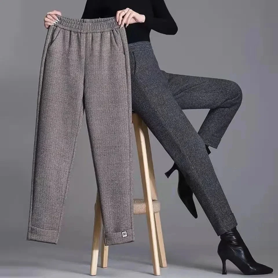 Buy TNQ Women Winter Wear Straight Fit Woolen Trouser Pants with Pockets  All Over Self Design Pant Online @ ₹690 from ShopClues