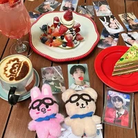 10cm STAY Official Plush Keyring Kpop Hot Idol Felix LeeKnow BangChan Same Style Plush Pilot Keychain Cute Doll Pendant 2