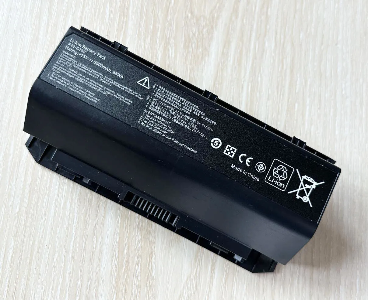 Bateria do Portátil para Asus Rog G750 G750j G750jh G750jm G750js G750jw Bateria do Portátil 15v 5900mah 88wh A42-g750 - Imagem 5