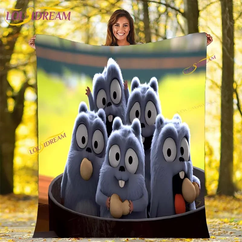 GGrizzyandTheLemmingsWarmPlushBlanketFlannelBlanketThrow