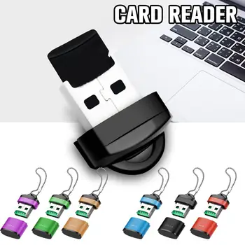 노트북 액세서리용 미니 Tf 카드 리더, 초고속 USB 2.0 마이크로 Sd Tf 카드 리더 어댑터